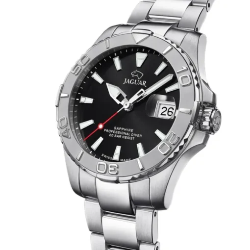 Jaguar Herrenuhr Edelstahl silber Jaguar Pro Diver Armbanduhr UJ969/4
