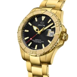 Jaguar Herrenuhr Edelstahl gold Jaguar Pro Diver Armbanduhr UJ971/3