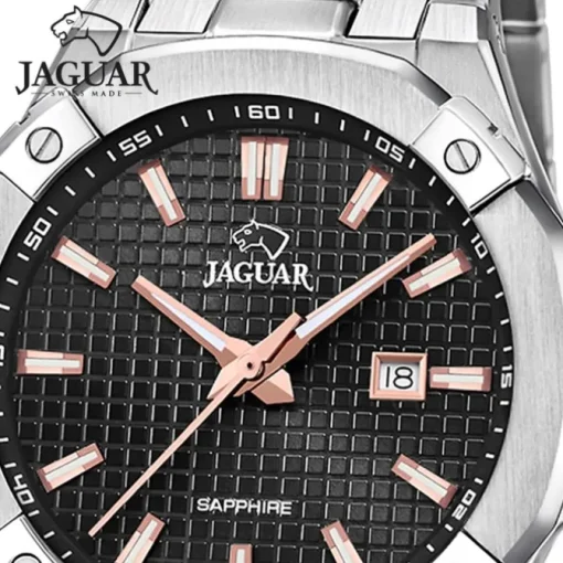 Jaguar Herrenuhr Edelstahl silber Jaguar Diplomatic Armbanduhr UJ1009/4