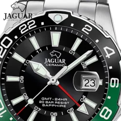 Jaguar Herrenuhr Edelstahl silber Jaguar Ceramic Armbanduhr UJ1011/5