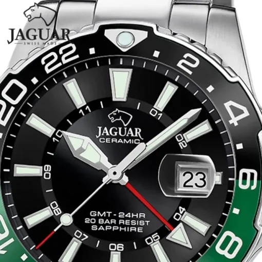 Jaguar Herrenuhr Edelstahl silber Jaguar Ceramic Armbanduhr UJ1011/5