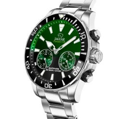 Jaguar Herrenuhr Edelstahl silber Jaguar Connected Armbanduhr UJ888/5