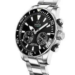 Jaguar Herrenuhr Edelstahl silber Jaguar Connected Armbanduhr UJ888/2