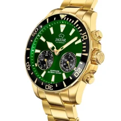 Jaguar Herrenuhr Edelstahl gold Jaguar Connected Armbanduhr UJ899/1
