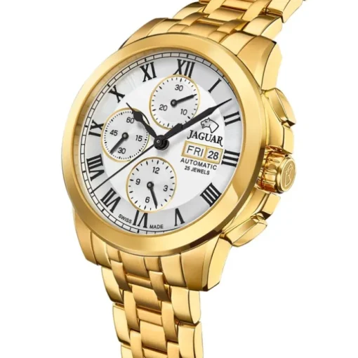 Jaguar Herrenuhr Edelstahl gold Jaguar Le Chronographe Armbanduhr UJ979/1