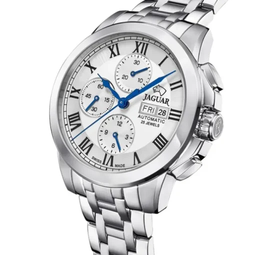 Jaguar Herrenuhr Edelstahl silber Jaguar Le Chronographe Armbanduhr UJ978/2