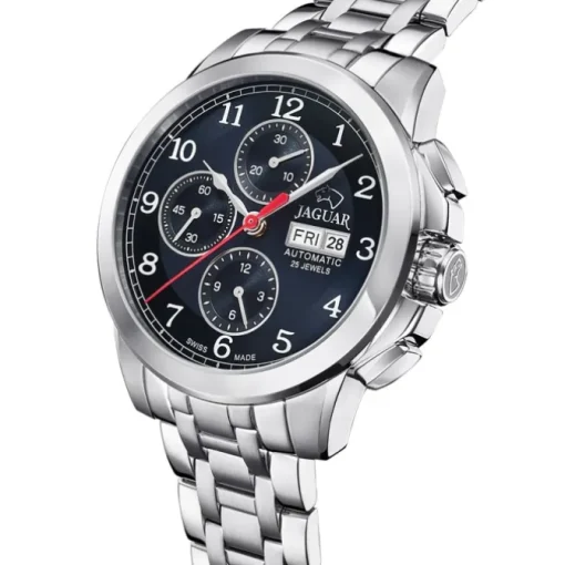 Jaguar Herrenuhr Edelstahl silber Jaguar Le Chronographe Armbanduhr UJ978/3