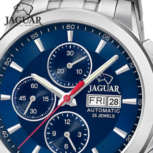 Jaguar Herrenuhr Edelstahl silber Jaguar Le Chronographe Armbanduhr UJ978/6