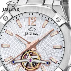 Jaguar Herrenuhr Edelstahl silber Jaguar Balancier Armbanduhr UJ1007/1