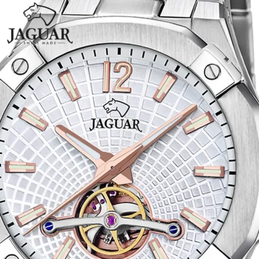 Jaguar Herrenuhr Edelstahl silber Jaguar Balancier Armbanduhr UJ1007/1