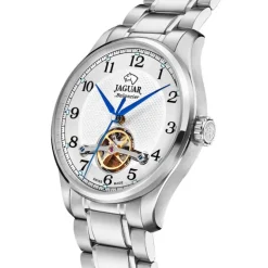 Jaguar Herrenuhr Edelstahl silber Jaguar Balancier Armbanduhr UJ965/1