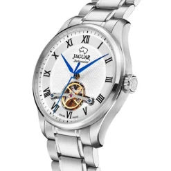 Jaguar Herrenuhr Edelstahl silber Jaguar Balancier Armbanduhr UJ965/2
