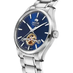 Jaguar Herrenuhr Edelstahl silber Jaguar Balancier Armbanduhr UJ965/3