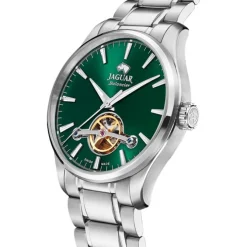 Jaguar Herrenuhr Edelstahl silber Jaguar Balancier Armbanduhr UJ965/4