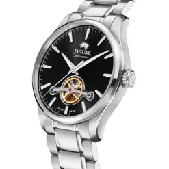 Jaguar Herrenuhr Edelstahl silber Jaguar Balancier Armbanduhr UJ965/5