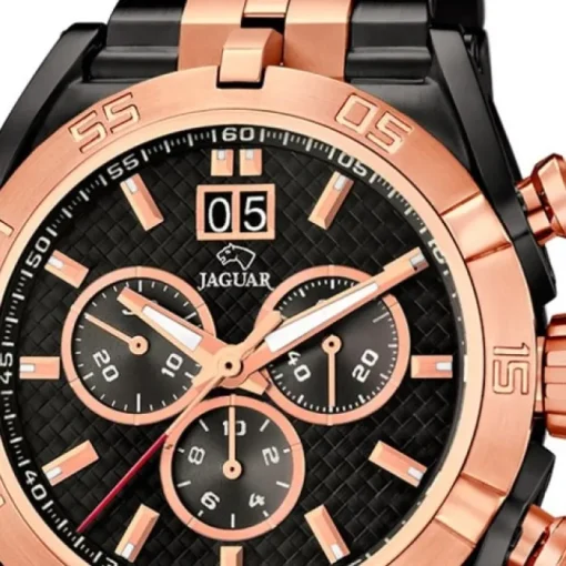 Jaguar Herrenuhr Edelstahl schwarz J811/1 Saphirglas Special Edition UJ811/1