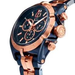 Jaguar Herrenuhr Edelstahl blau rose J810/1 Saphir Special Edition UJ810/1