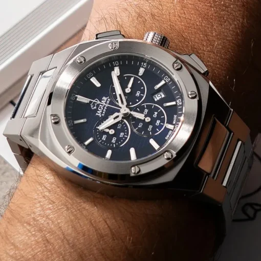Jaguar Herrenuhr Edelstahl blau Jaguar Executive Armbanduhr UJ991/1