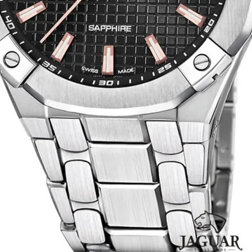 Jaguar Herrenuhr Edelstahl silber Jaguar Diplomatic Armbanduhr UJ1009/4