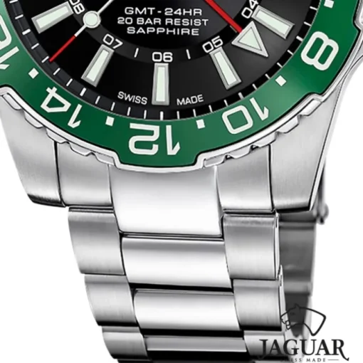 Jaguar Herrenuhr Edelstahl silber Jaguar Ceramic Armbanduhr UJ1011/5