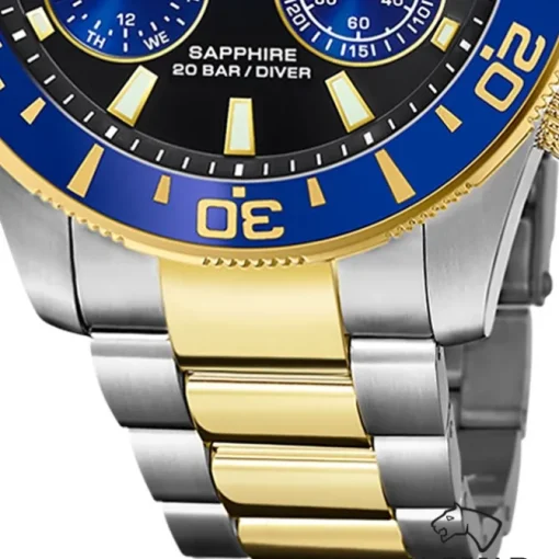 Jaguar Herrenuhr Edelstahl silber gold Jaguar Connected Armbanduhr UJ889/6