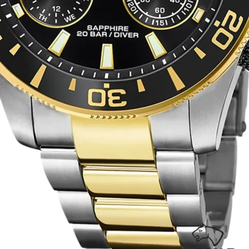 Jaguar Herrenuhr Edelstahl silber gold Jaguar Connected Armbanduhr UJ889/2
