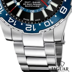 Jaguar Herrenuhr Edelstahl silber Jaguar Ceramic Armbanduhr UJ1011/2