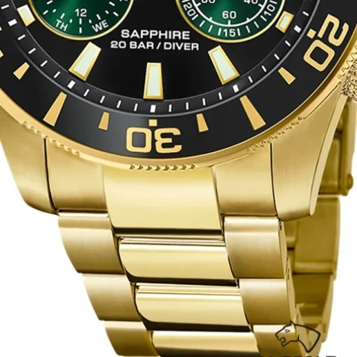 Jaguar Herrenuhr Edelstahl gold Jaguar Connected Armbanduhr UJ899/5