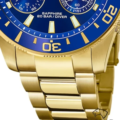 Jaguar Herrenuhr Edelstahl gold Jaguar Connected Armbanduhr UJ899/2