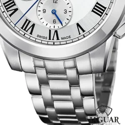 Jaguar Herrenuhr Edelstahl silber Jaguar Le Chronographe Armbanduhr UJ978/2