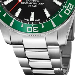 Jaguar Herrenuhr Edelstahl silber Jaguar Pro Diver Armbanduhr UJ886/6