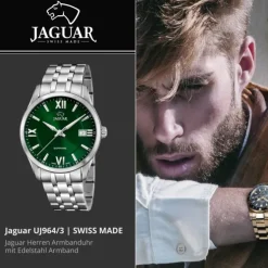 Jaguar Herrenuhr Edelstahl silber Jaguar Acamar Armbanduhr UJ964/3