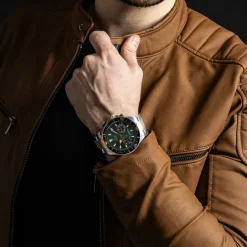 Jaguar Herrenuhr Edelstahl silber gold Jaguar Connected Armbanduhr UJ889/3
