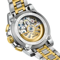 Jaguar Herrenuhr Edelstahl silber gold Le Chronographe Armbanduhr UJ1001/1