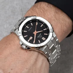 Jaguar Herrenuhr Edelstahl silber Jaguar Diplomatic Armbanduhr UJ1009/4