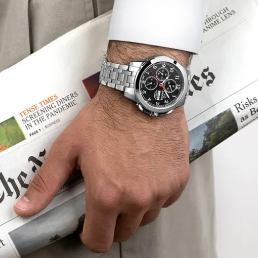 Jaguar Herrenuhr Edelstahl silber Jaguar Le Chronographe Armbanduhr UJ978/3