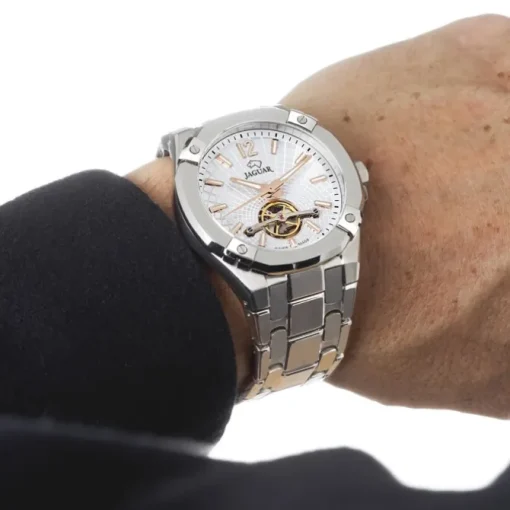 Jaguar Herrenuhr Edelstahl silber Jaguar Balancier Armbanduhr UJ1007/1