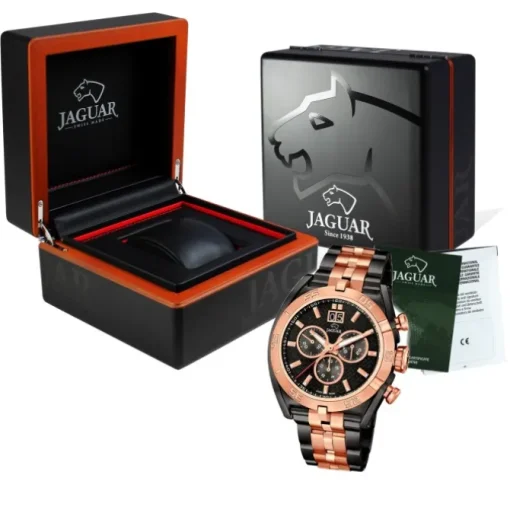Jaguar Herrenuhr Edelstahl schwarz J811/1 Saphirglas Special Edition UJ811/1