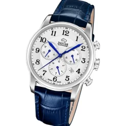Jaguar Herrenuhr Leder blau Jaguar Acamar Armbanduhr UJ968/4