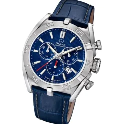 Jaguar Herrenuhr Leder blau Jaguar Executive Armbanduhr UJ857/B