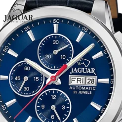 Jaguar Herrenuhr Leder blau Jaguar Le Chronographe Armbanduhr UJ975/6