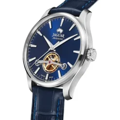 Jaguar Herrenuhr Leder blau Jaguar Balancier Armbanduhr UJ966/3