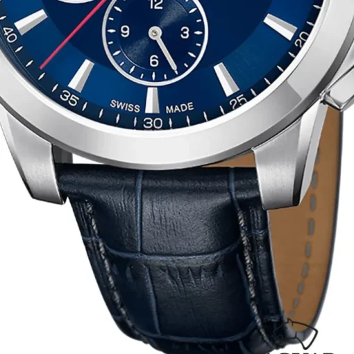 Jaguar Herrenuhr Leder blau Jaguar Le Chronographe Armbanduhr UJ975/6