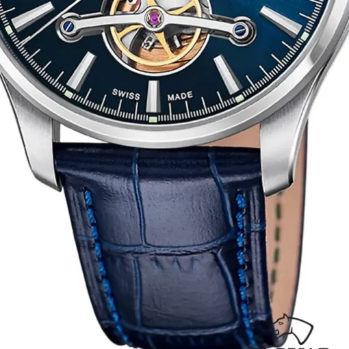 Jaguar Herrenuhr Leder blau Jaguar Balancier Armbanduhr UJ966/3