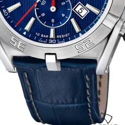 Jaguar Herrenuhr Leder blau Jaguar Executive Armbanduhr UJ857/B