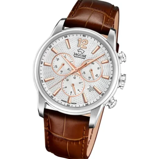 Jaguar Herrenuhr Leder braun Jaguar Acamar Armbanduhr UJ968/1