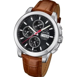 Jaguar Herrenuhr Leder braun Jaguar Le Chronographe Armbanduhr UJ975/4