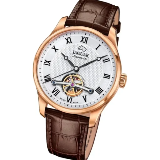 Jaguar Herrenuhr Leder braun Jaguar Balancier Armbanduhr UJ967/2
