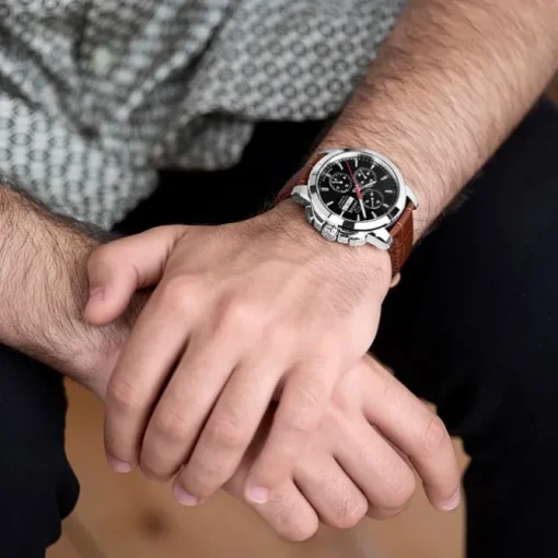 Jaguar Herrenuhr Leder braun Jaguar Le Chronographe Armbanduhr UJ975/4