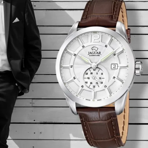 Jaguar Herrenuhr Leder braun Jaguar Acamar Armbanduhr UJ663/1